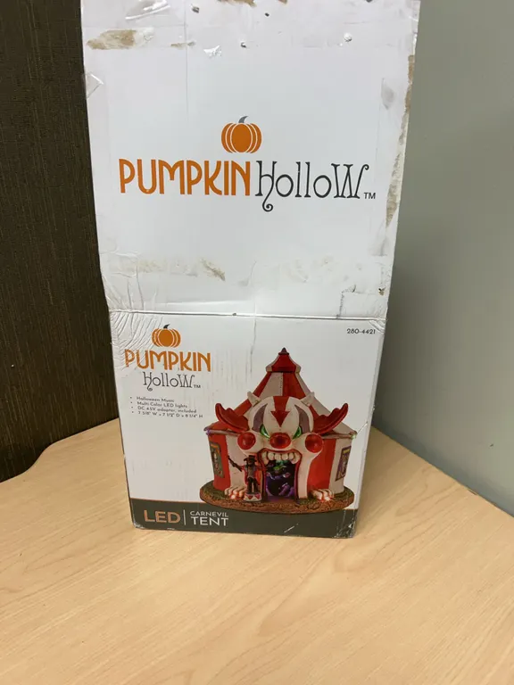 Pumpkin Hollow LED Carnevil Tent Halloween Decoration