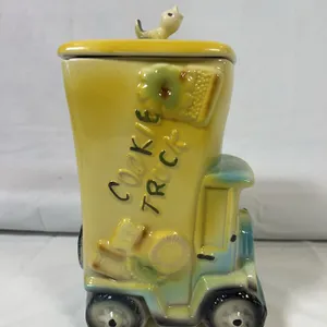 1950s American Bisque "Cookie Truck" Jar