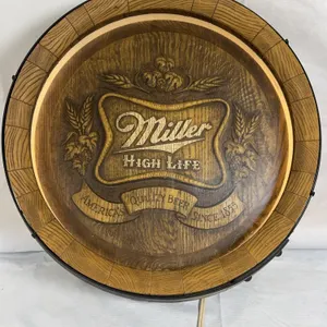 1986 Miller High Life Lighted Barrel Sign