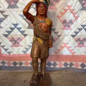 VTG Chalkware Cigar Store Indian