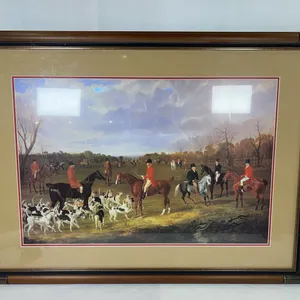 Framed Fox Hunt Print