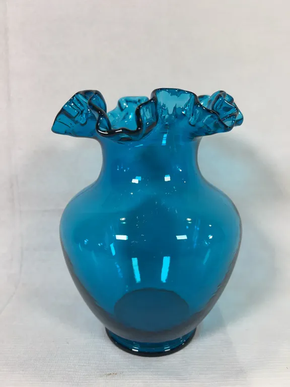 Fenton Aqua Vase