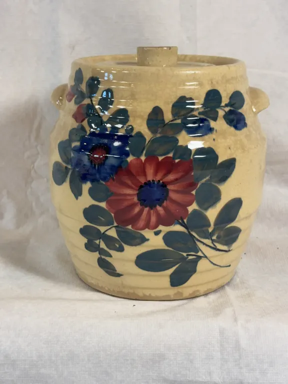 Floral Cookie Jar