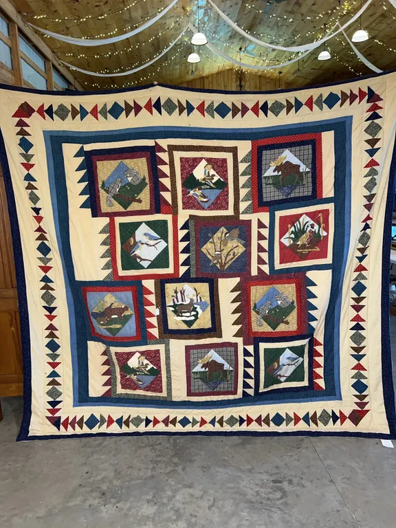 Wild Animal Quilted Bedspread