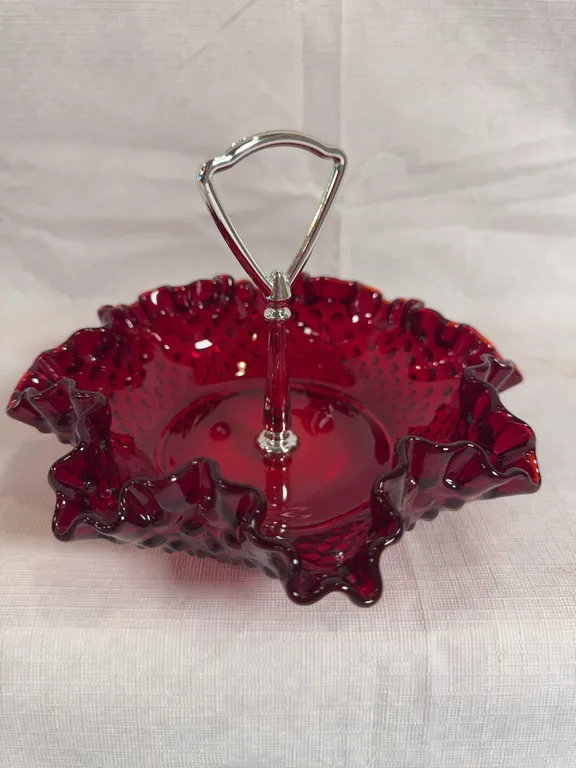 Fenton Ruby Tid Bit Bowl