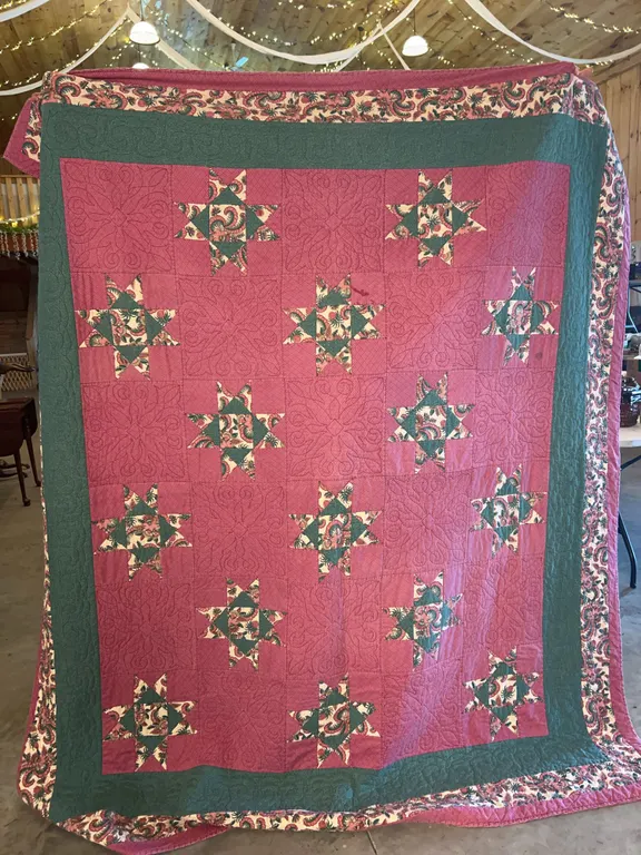 Green & Pink Quilt