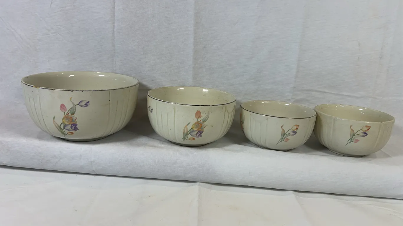 Hall Pottery Mixing Bowls