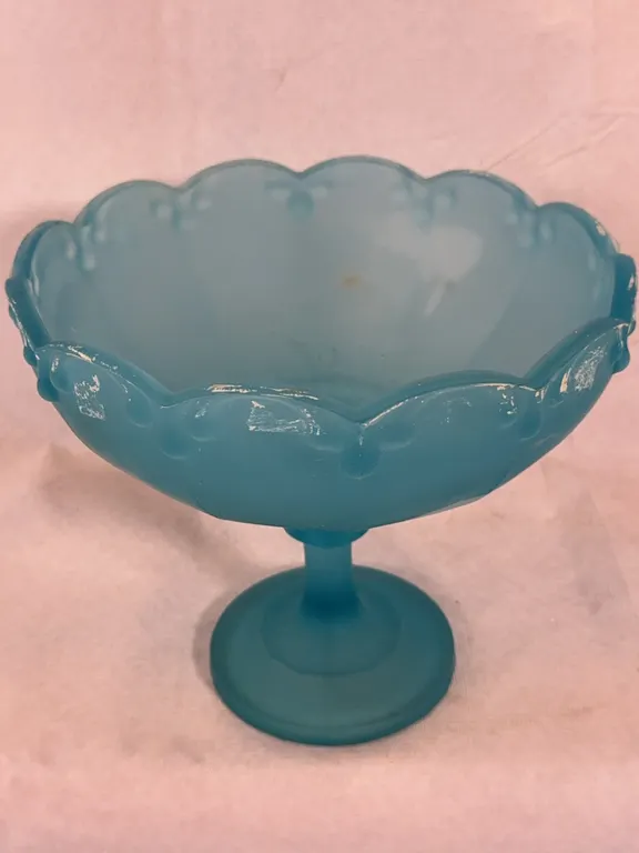Satin Pedestal Bowl