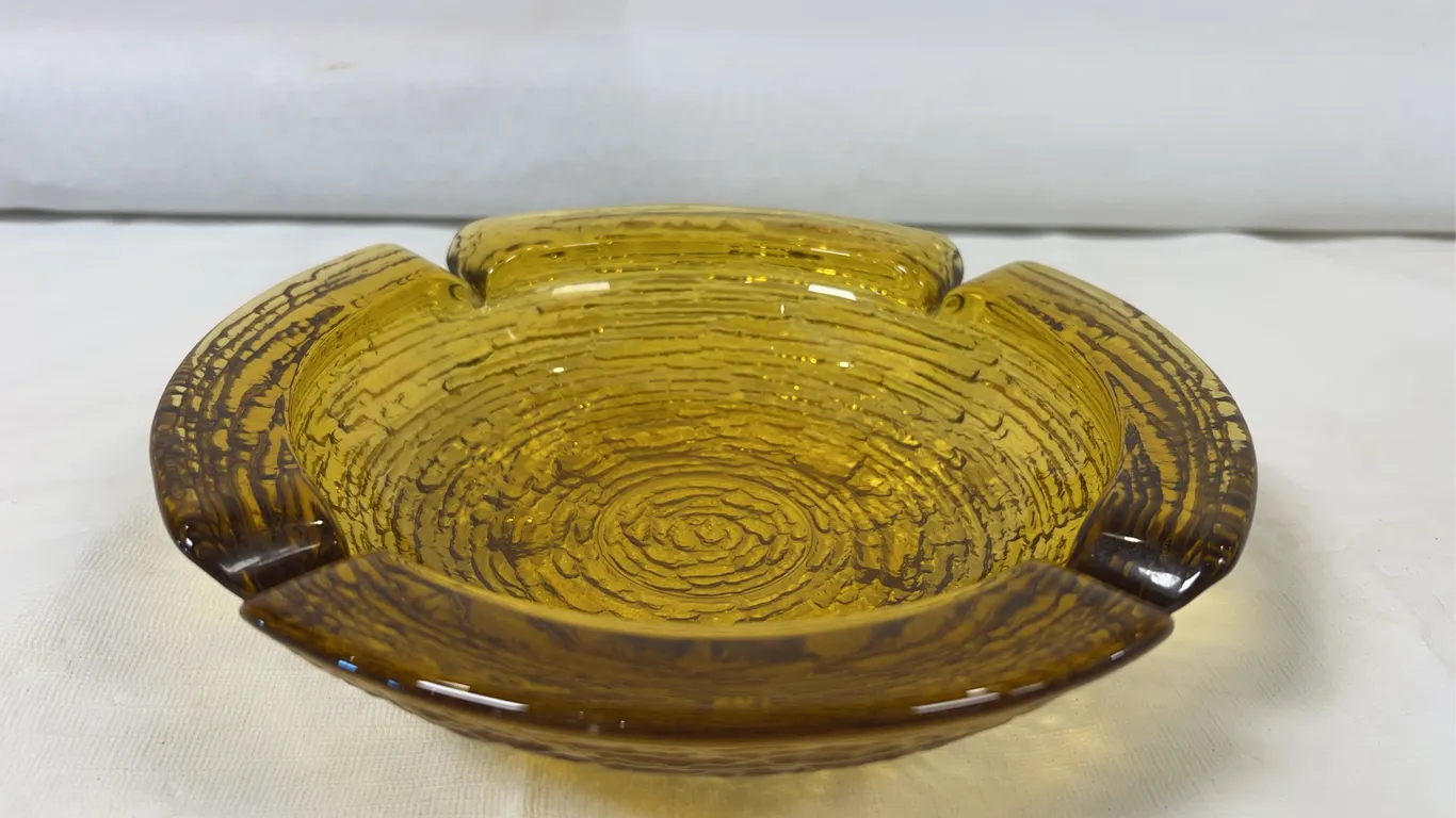 Anchor Hocking Amber Soreno Ashtray