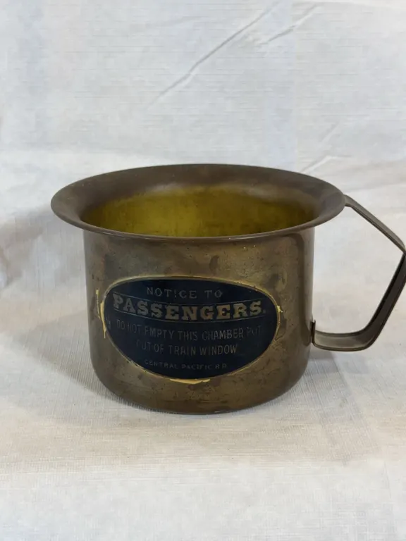 Central Pacific Railroad Chamber Pot