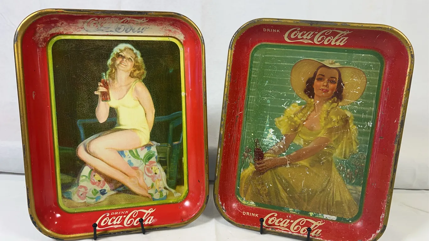 VTG Coca-Cola Trays