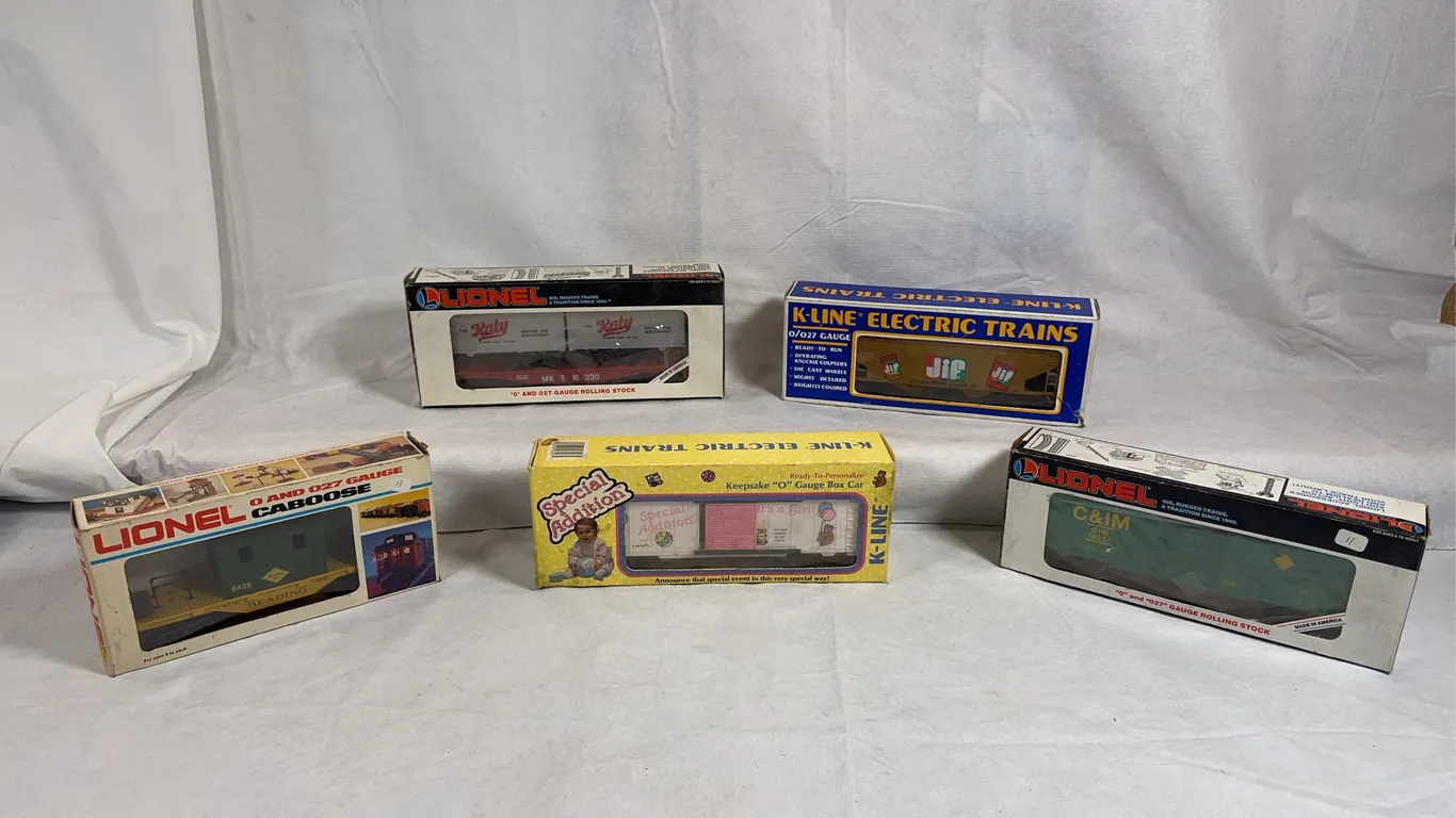 Lionel and K-Line Train Cars