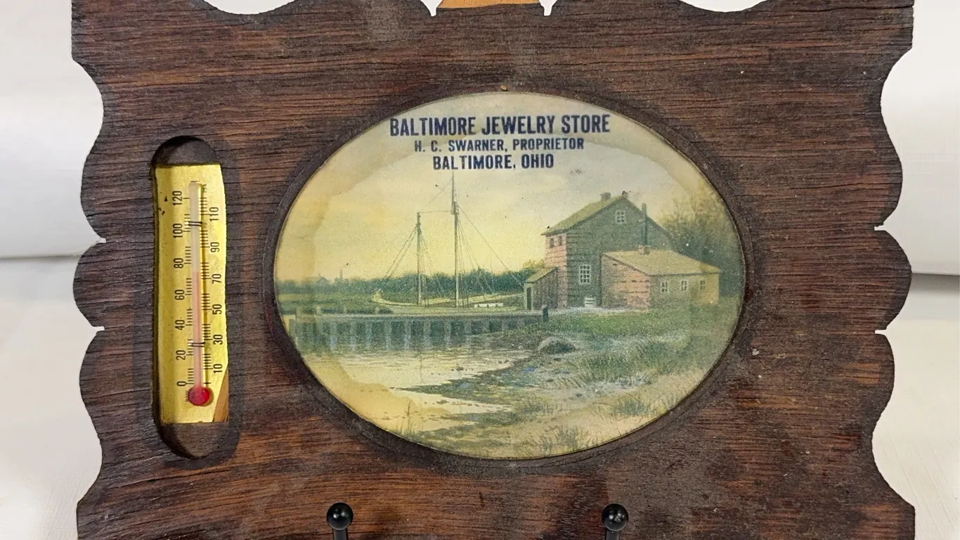 Baltimore, OH Advertising Jewelry Store Thermometer
