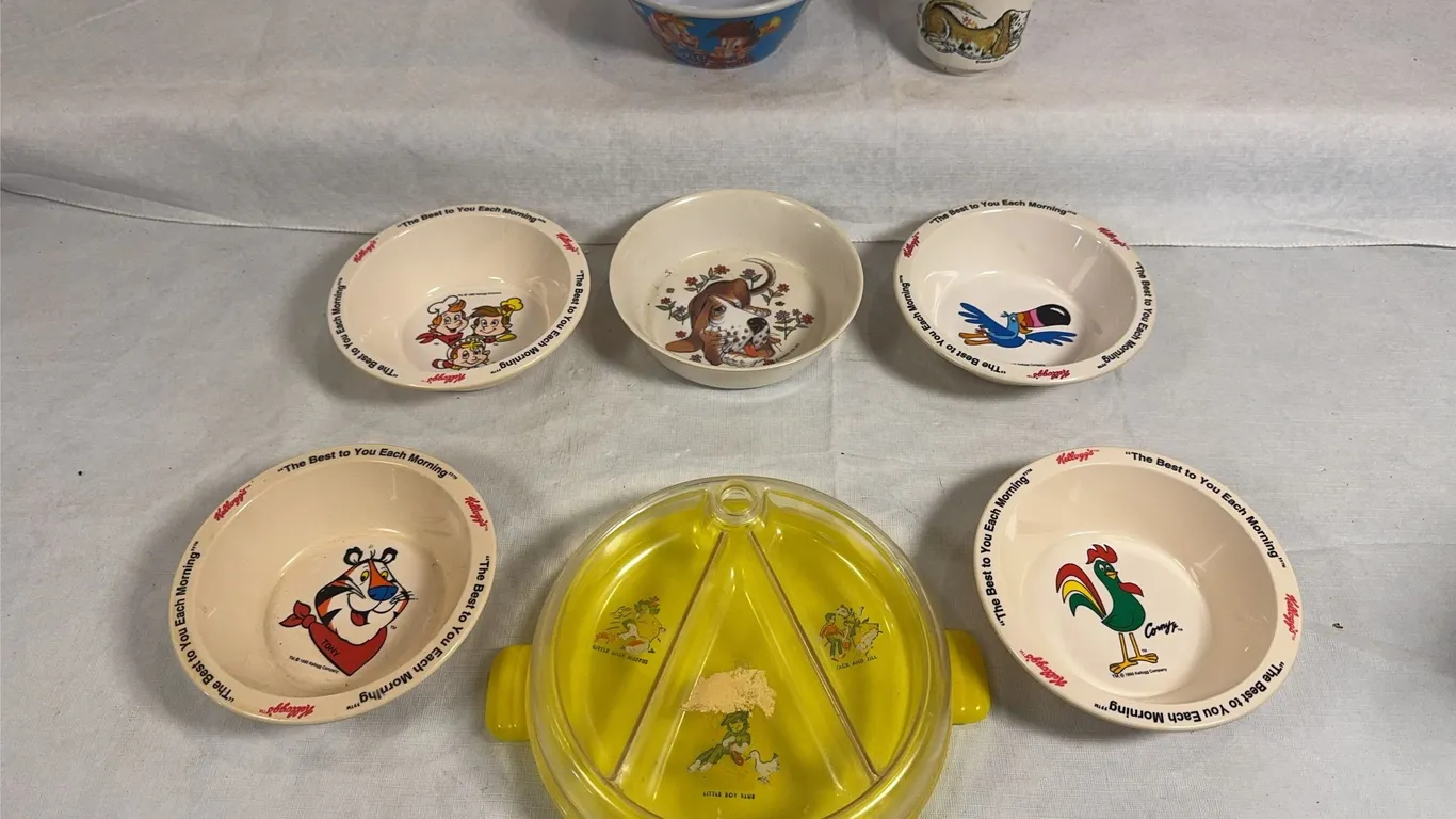 VTG Kellog’s Bowls and More