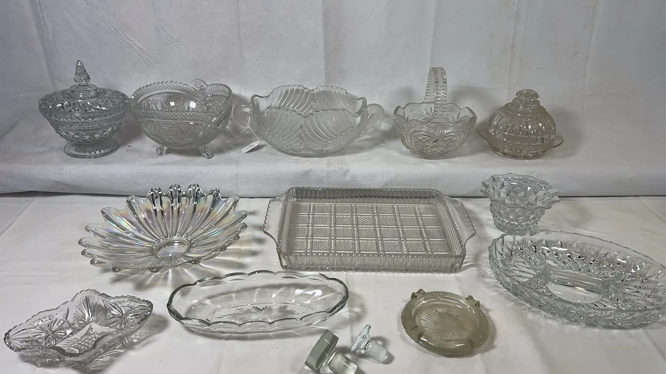 Clear Glass Serving Ware