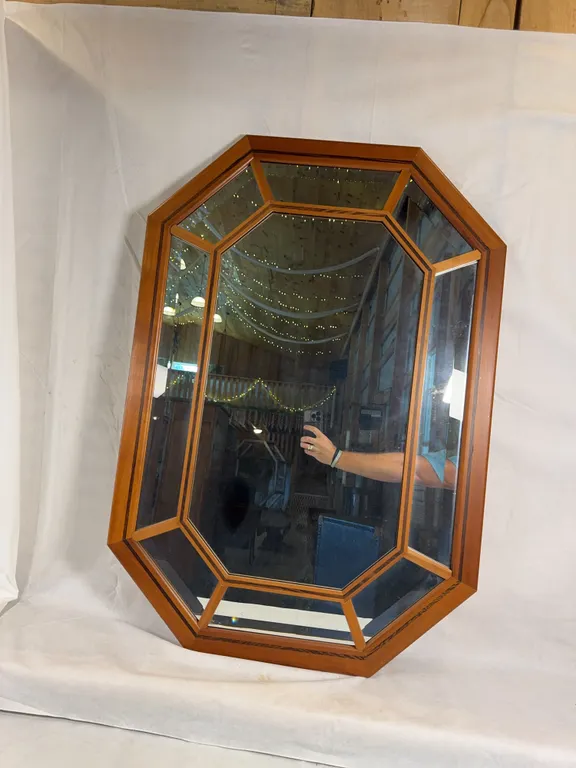 Ethan Allen Block “O” Mirror