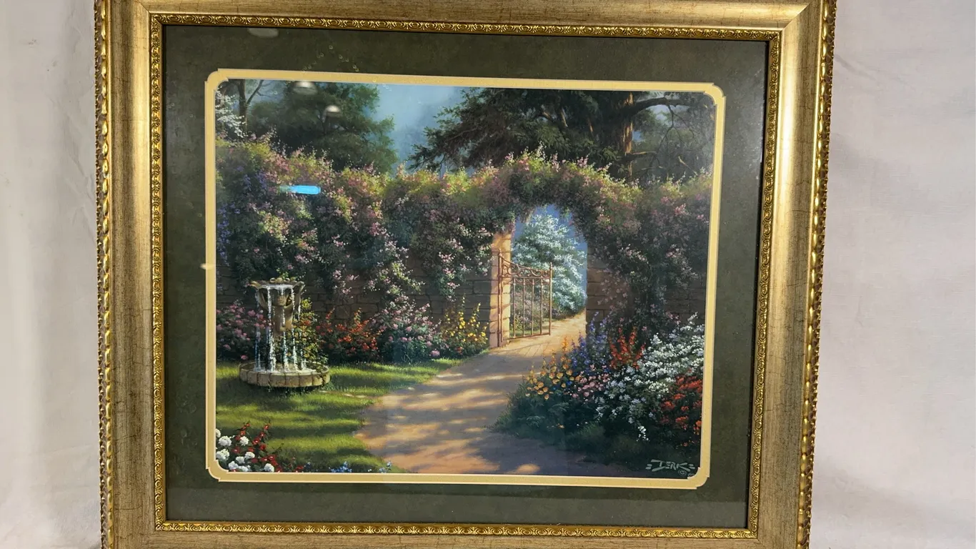 Garden Scene Print