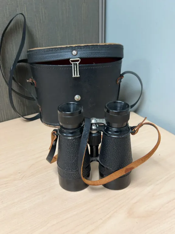 4x40 Japan Binoculars with Leather Strap and Carrying Case