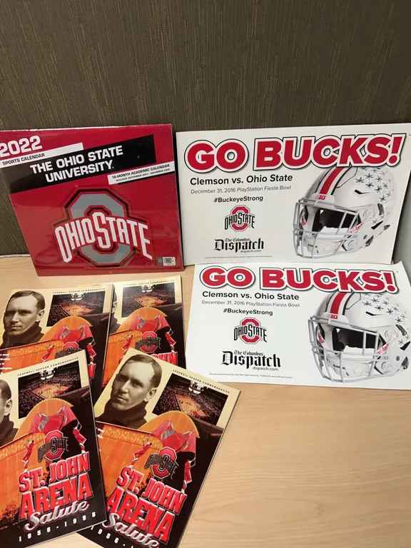 Ohio State University Calendar, Posters, and St. John Arena Books