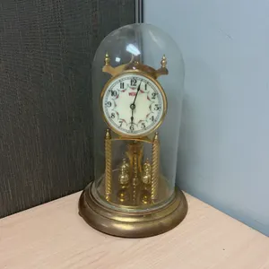 Welby Kundo Kieninger & Obergfell Anniversary Clock, Glass Dome