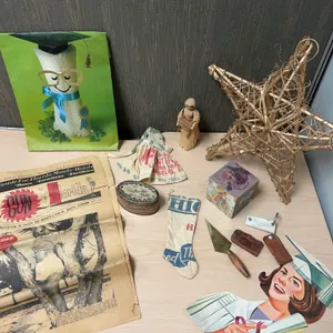 Ephemera and Small Collectibles Including Tins and Keychains