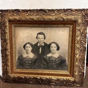 Antique Picture in Ornate Frame