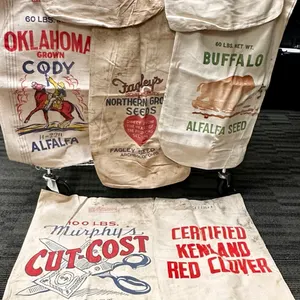 Vintage Feed/Seed Cloth Sacks