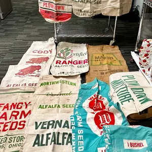 Vintage Feed/Seed Cloth Bags