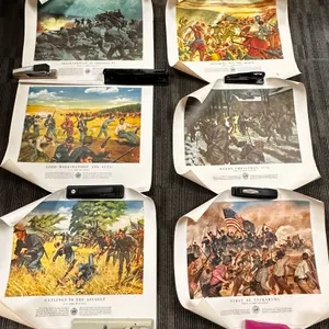 Set of Twelve "U.S. Army in Action" Posters