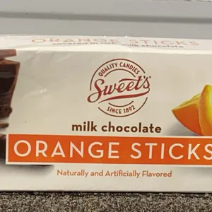 *NEW* Sweet's, Dark Chocolate Orange Sticks, 10.5 OZ - Best By: 12/15/2026