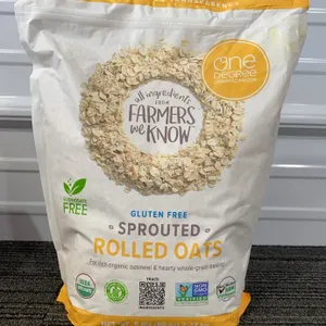 *NEW* One Degree Sprouted Rolled Oats, 5 LB Bag - Best By: 3/2027