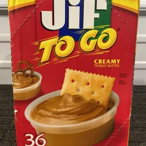 *NEW* Jif To-Go Creamy Peanut Butter - 8.8oz/30 Count - Best By: 3/25/2027