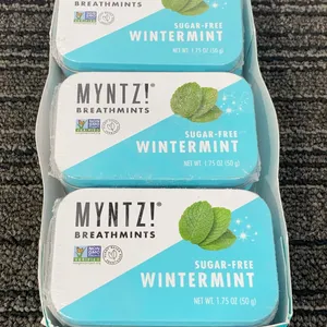 *NEW* 6 Pack  MYNTZ! Sugar-Free Wintermint Breath Mints - Best By: 5/2029