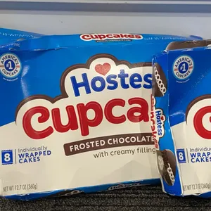 *NEW* 3 Boxes of Hostess Frosted Chocolate CupCakes, 8 Ct Each - Best By: 6/28/2026