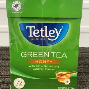 *NEW* Tetley Green Tea Honey, 72 Ct - Best By: 9/23/2027