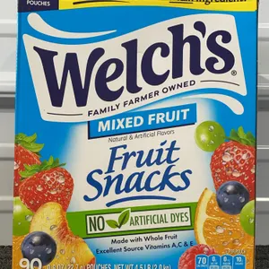 *NEW* Welch's Mixed Fruit Snacks, 90 Pouches, Best By 3/2027