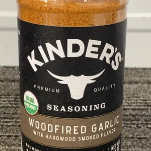 *NEW* Kinder's Organic Woodfired Garlic Seasoning, 11.5 OZ - Best By: 4/2029