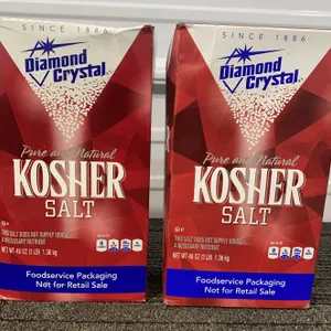 *NEW* Diamond Crystal Pure & Natural Kosher Salt, 2 Pack - Best By 3 Years After Opening