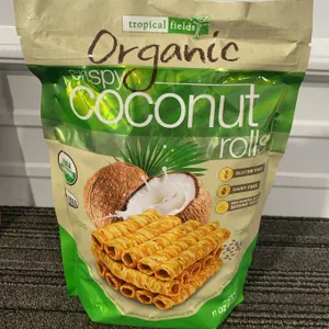 *NEW* Tropical Fields Organic Crispy Coconut Rolls - Best By: 7/2027