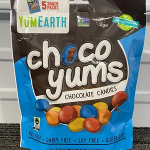 *NEW* YumEarth Choco Yums Chocolate Candies, 5 Packs/3.5 OZ Each - Best By: 9/10/2026