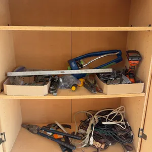 Tool Collection with Cabinet