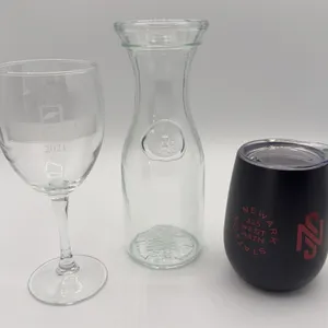 Ravens Glenn Wine Glass, Newark Station Wine Cup, Wine Caraffe