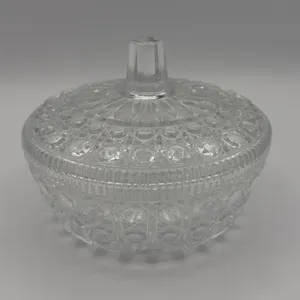 Vintage Pressed Glass Candy Dish