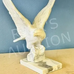 9" ceramic eagle figure