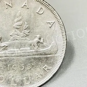 Canada 1953 silver dollar coin