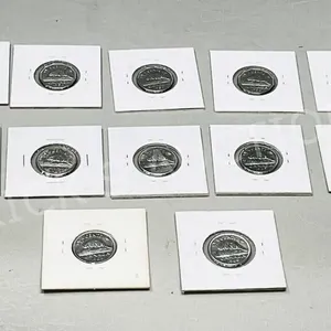Canada-12 vintage nickels 1950-69