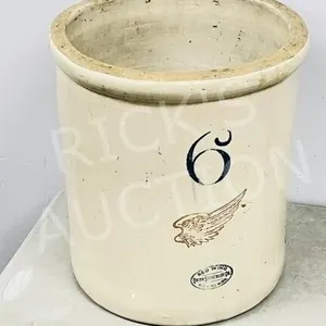 6 gallon Red Wing crock-no lid  good condition