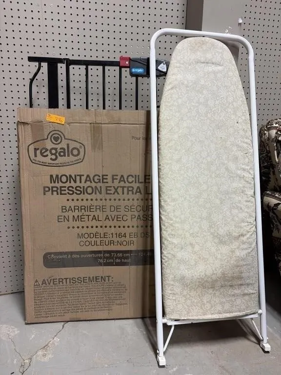 Easy Step Extra Wide Safety Gate & Ironing Board