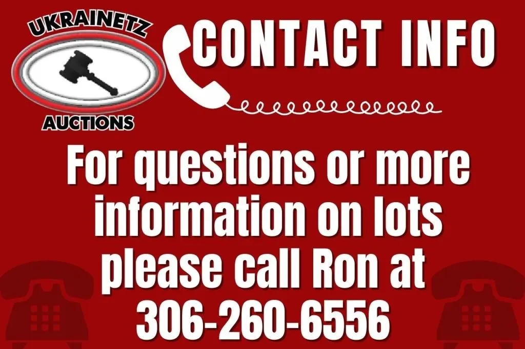 CONTACT RON @ 306.260.6556 for INFO on all lots!