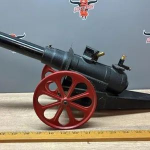Vintage Cast Iron Big Bang Cannon. 24” End To